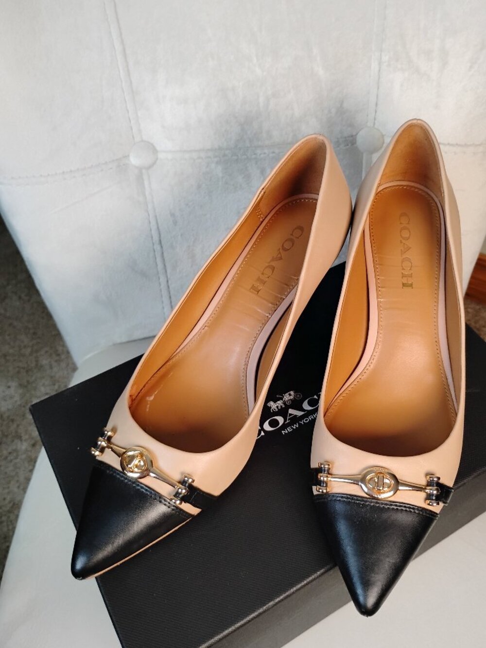 Coach Lauri Silky Nap Heels